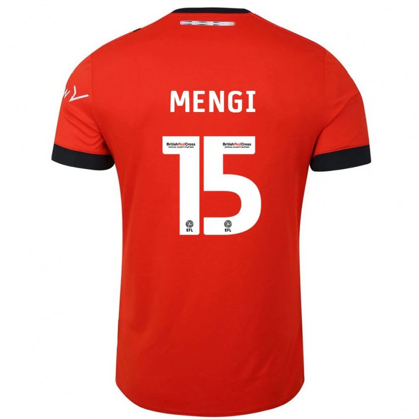 Danxen Kid Teden Mengi #15 Orange Black Home Jersey 2024/25 T-Shirt