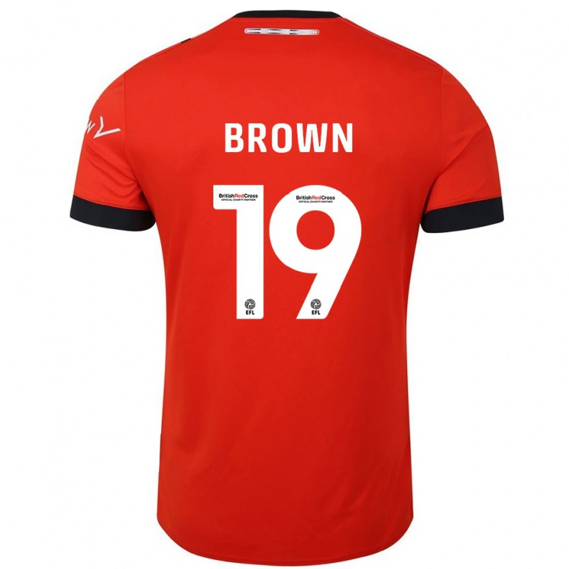 Danxen Kid Jacob Brown #19 Orange Black Home Jersey 2024/25 T-Shirt