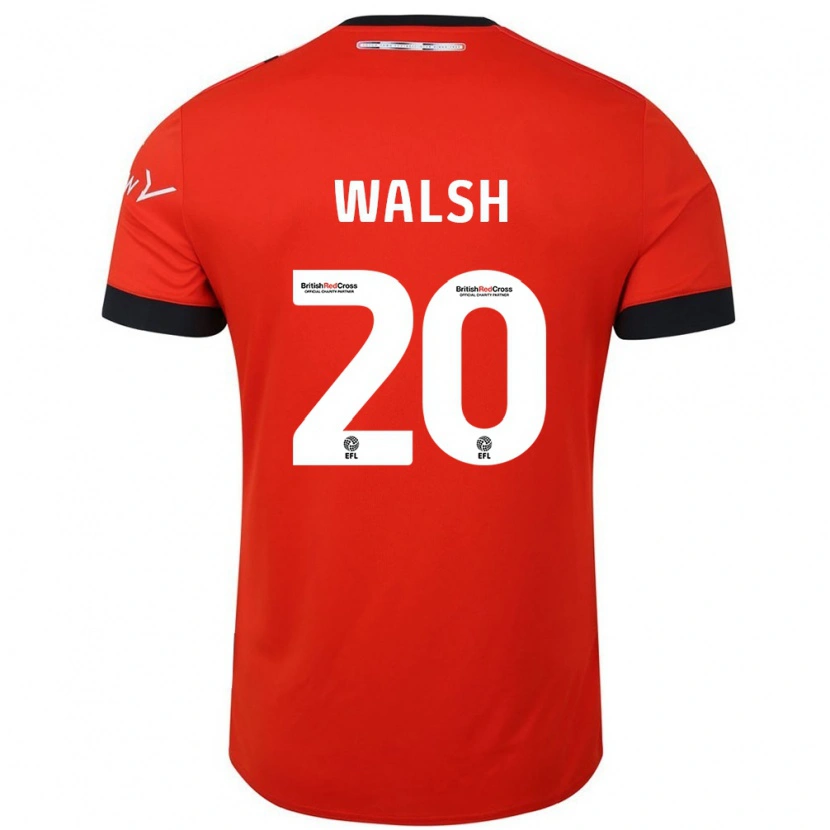 Danxen Kid Liam Walsh #20 Orange Black Home Jersey 2024/25 T-Shirt