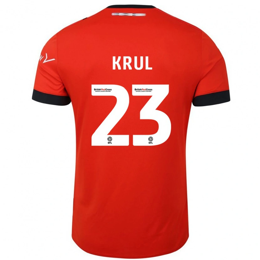 Danxen Kid Tim Krul #23 Orange Black Home Jersey 2024/25 T-Shirt