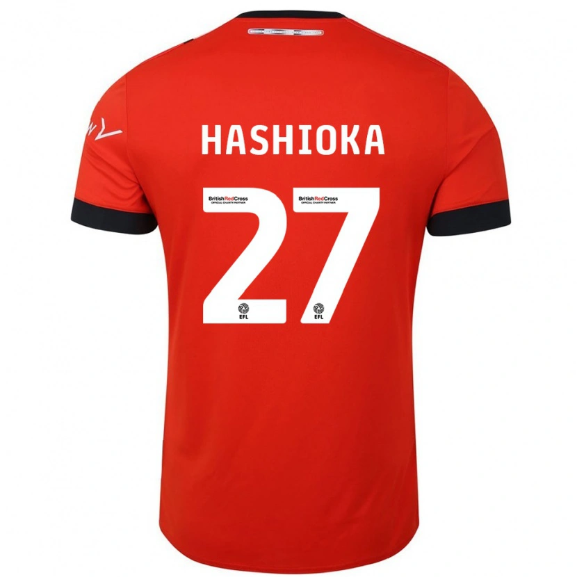 Danxen Kid Daiki Hashioka #27 Orange Black Home Jersey 2024/25 T-Shirt