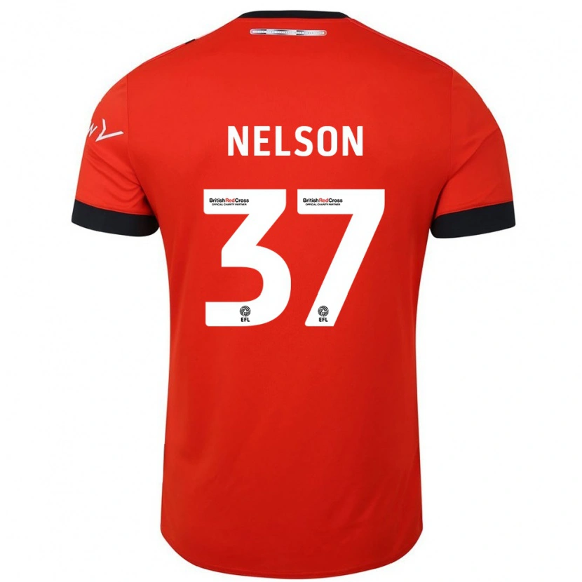 Danxen Kid Zack Nelson #37 Orange Black Home Jersey 2024/25 T-Shirt