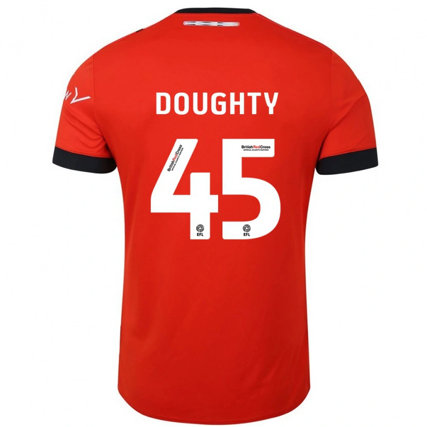 Danxen Kid Alfie Doughty #45 Orange Black Home Jersey 2024/25 T-Shirt