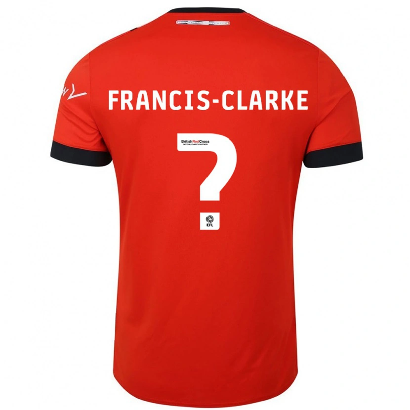 Danxen Kid Aidan Francis-Clarke #0 Orange Black Home Jersey 2024/25 T-Shirt