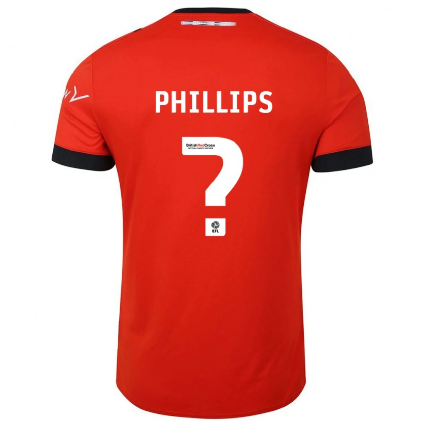 Danxen Kid Josh Phillips #0 Orange Black Home Jersey 2024/25 T-Shirt