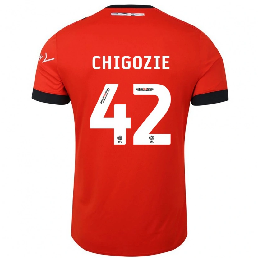 Danxen Kid Christian Chigozie #42 Orange Black Home Jersey 2024/25 T-Shirt