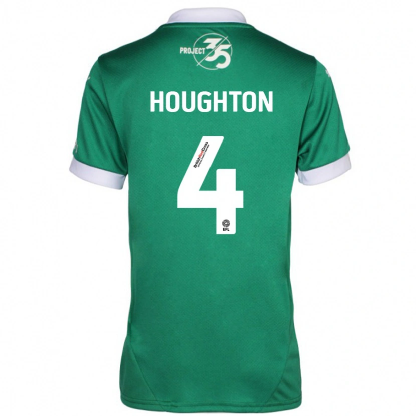 Danxen Kid Jordan Houghton #4 Green White Home Jersey 2024/25 T-Shirt