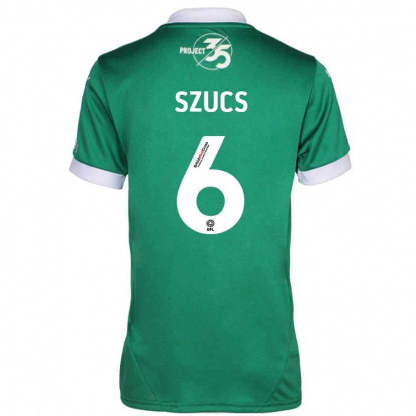 Danxen Kid Kornél Szűcs #6 Green White Home Jersey 2024/25 T-Shirt