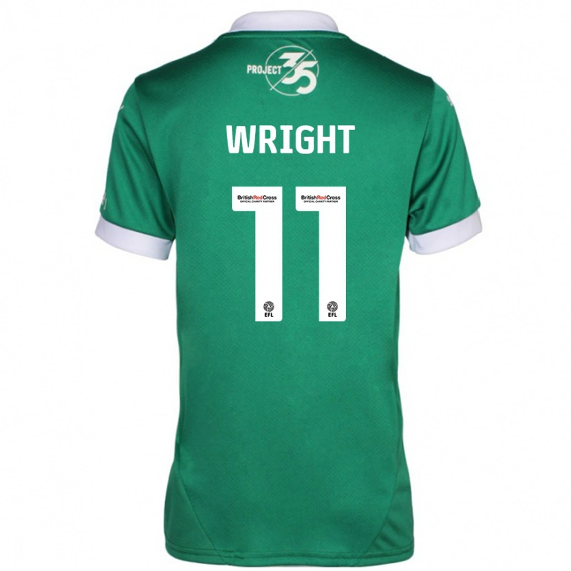 Danxen Kid Callum Wright #11 Green White Home Jersey 2024/25 T-Shirt