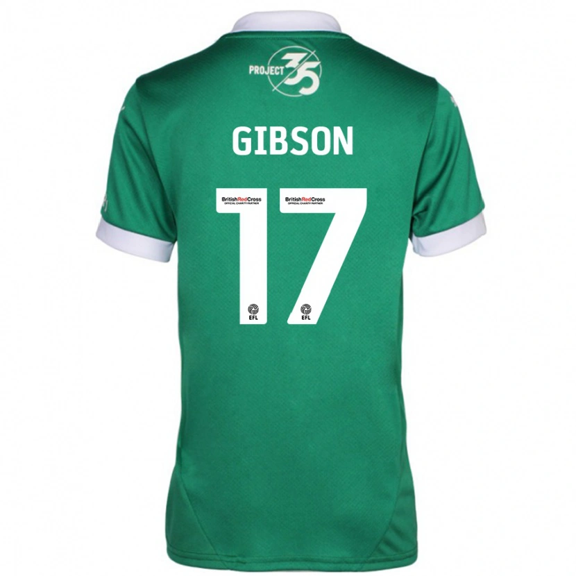 Danxen Kid Lewis Gibson #17 Green White Home Jersey 2024/25 T-Shirt