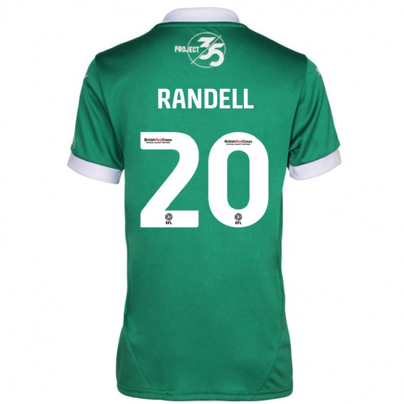 Danxen Kid Adam Randell #20 Green White Home Jersey 2024/25 T-Shirt