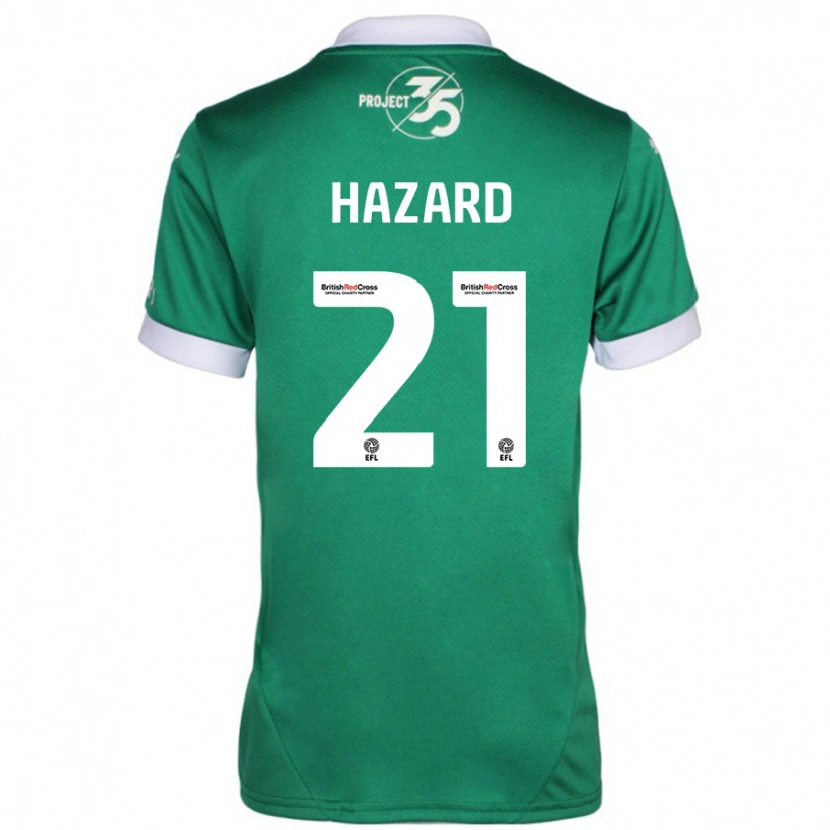 Danxen Kid Conor Hazard #21 Green White Home Jersey 2024/25 T-Shirt