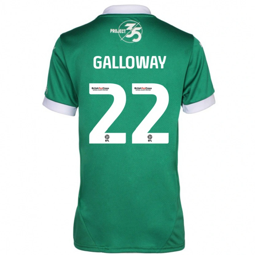 Danxen Kid Brendan Galloway #22 Green White Home Jersey 2024/25 T-Shirt