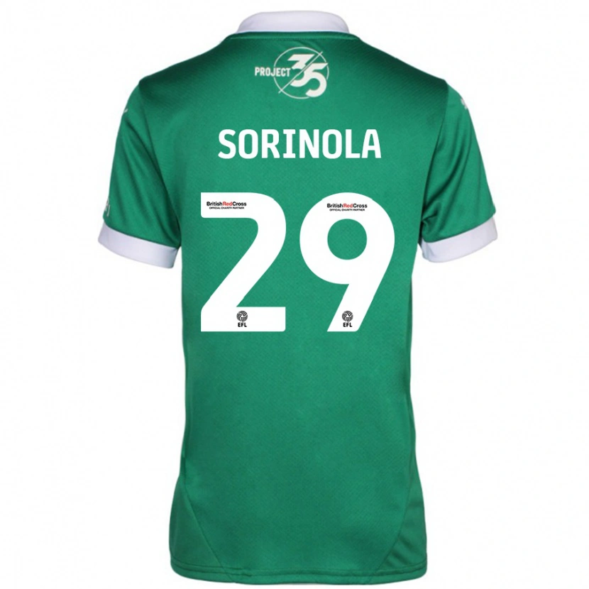 Danxen Kid Matthew Sorinola #29 Green White Home Jersey 2024/25 T-Shirt