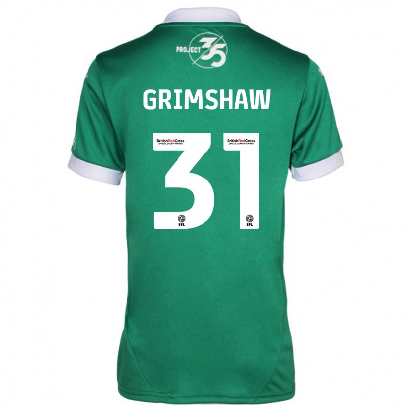 Danxen Kid Daniel Grimshaw #31 Green White Home Jersey 2024/25 T-Shirt