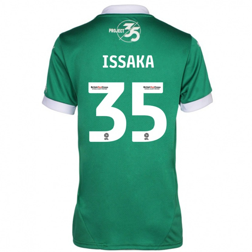 Danxen Kid Freddie Issaka #35 Green White Home Jersey 2024/25 T-Shirt