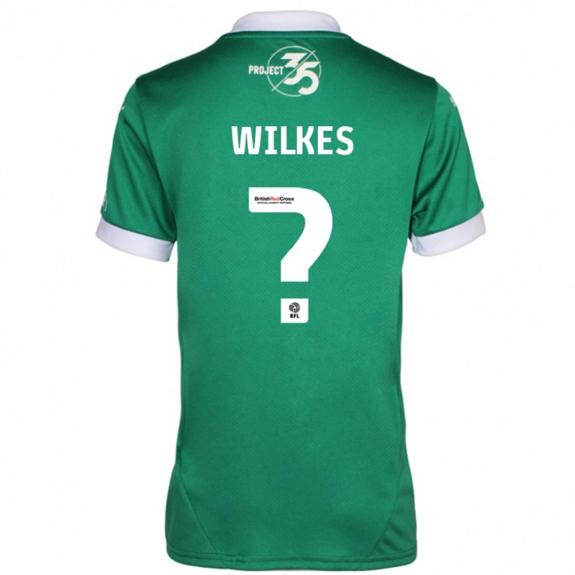 Danxen Kid Finley Wilkes #0 Green White Home Jersey 2024/25 T-Shirt