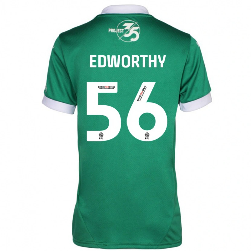 Danxen Kid Kieran Edworthy #56 Green White Home Jersey 2024/25 T-Shirt