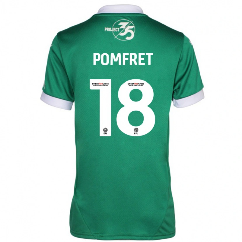 Danxen Kid Taya Pomfret #18 Green White Home Jersey 2024/25 T-Shirt