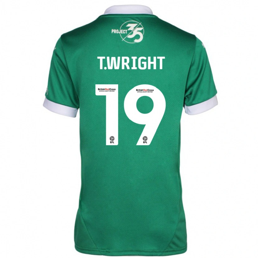 Danxen Kid Tyreik Wright #19 Green White Home Jersey 2024/25 T-Shirt