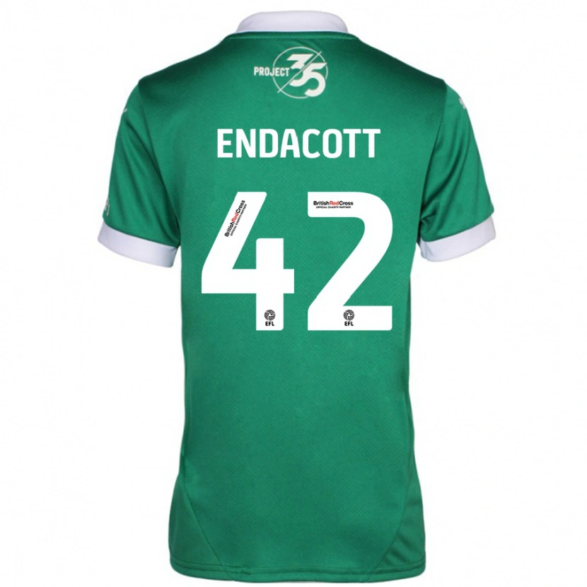 Danxen Kid Jack Endacott #42 Green White Home Jersey 2024/25 T-Shirt