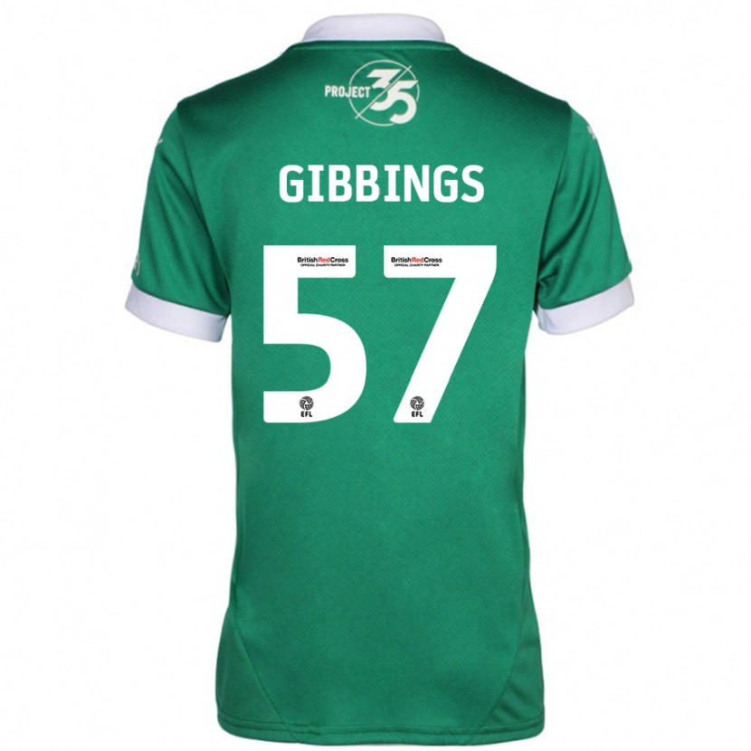 Danxen Kid Cole Gibbings #57 Green White Home Jersey 2024/25 T-Shirt