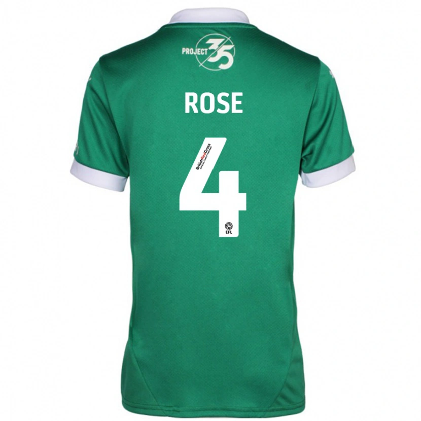 Danxen Kid Jemma Rose #4 Green White Home Jersey 2024/25 T-Shirt