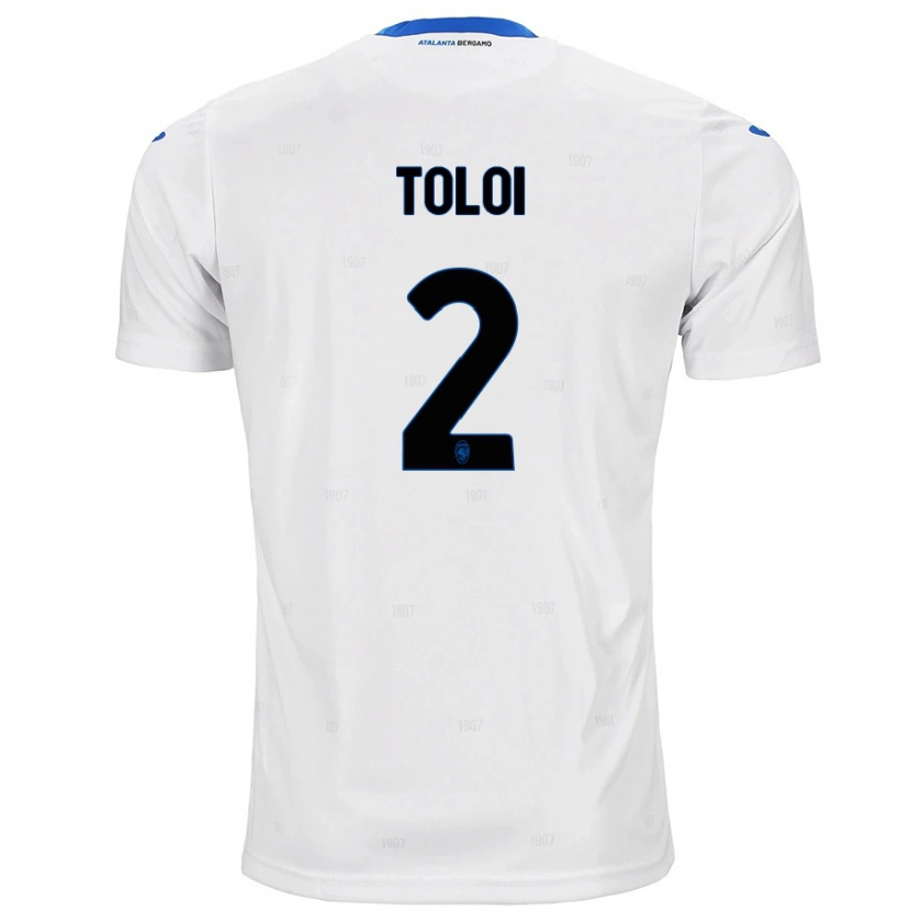 Danxen Kid Rafael Tolói #2 White Away Jersey 2024/25 T-Shirt