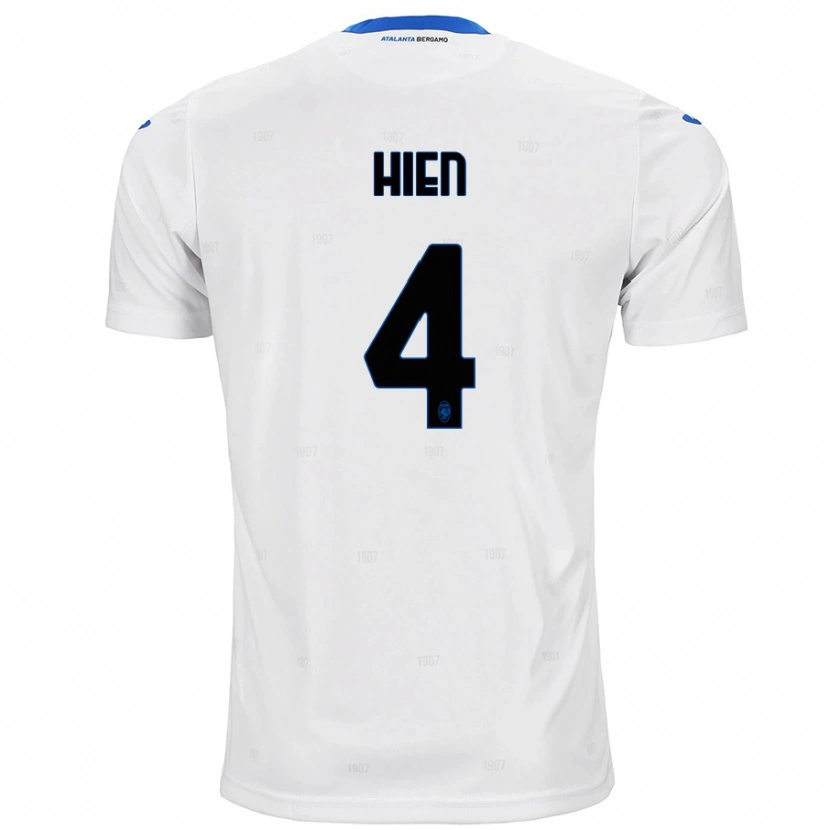 Danxen Kid Isak Hien #4 White Away Jersey 2024/25 T-Shirt