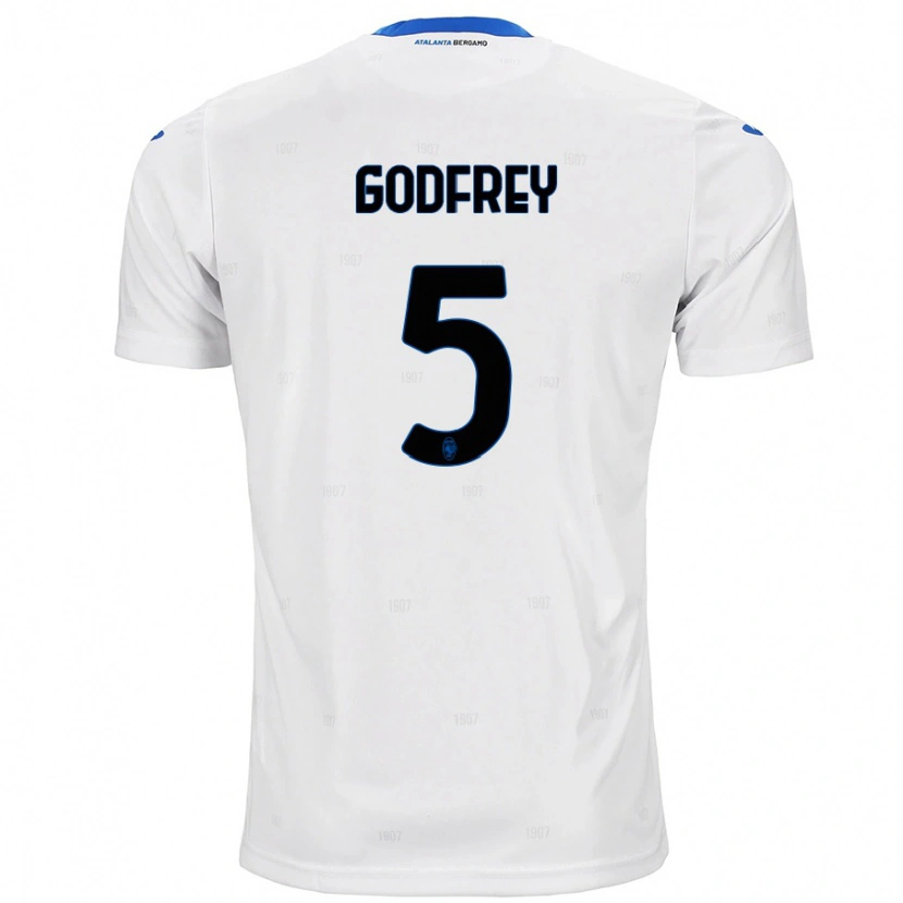 Danxen Kid Ben Godfrey #5 White Away Jersey 2024/25 T-Shirt