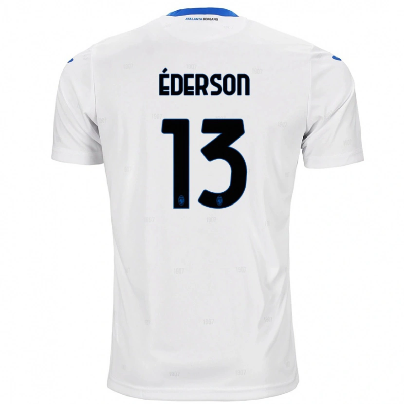 Danxen Kid Éderson #13 White Away Jersey 2024/25 T-Shirt