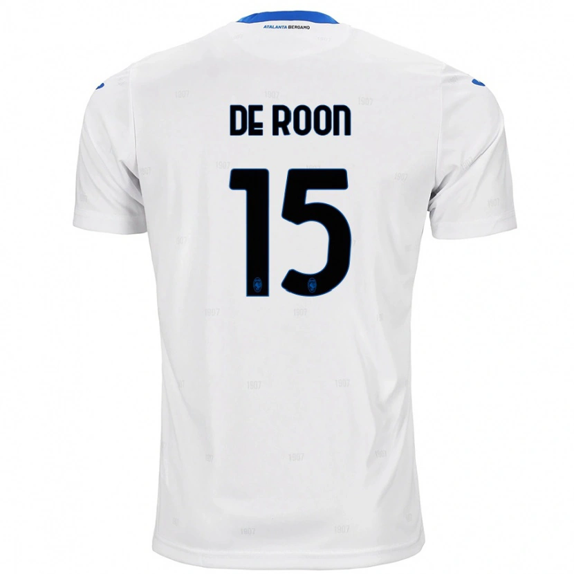 Danxen Kid Marten De Roon #15 White Away Jersey 2024/25 T-Shirt