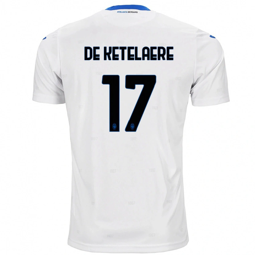 Danxen Kid Charles De Ketelaere #17 White Away Jersey 2024/25 T-Shirt