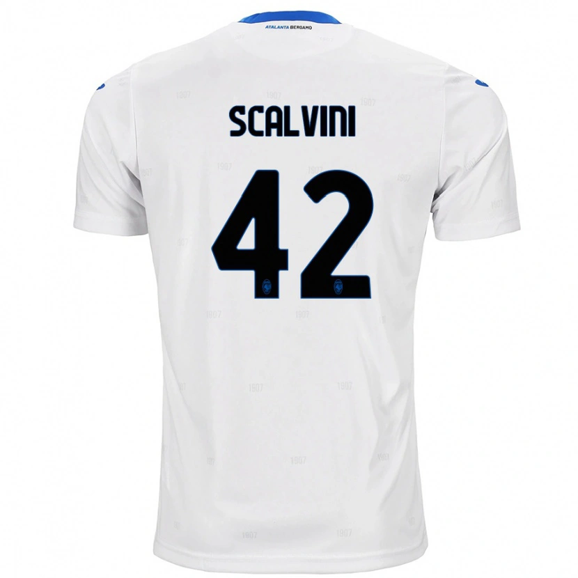 Danxen Kid Giorgio Scalvini #42 White Away Jersey 2024/25 T-Shirt