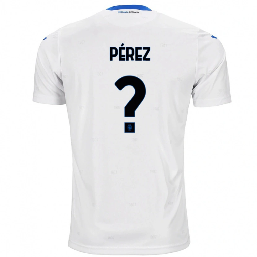 Danxen Kid David Pérez #0 White Away Jersey 2024/25 T-Shirt