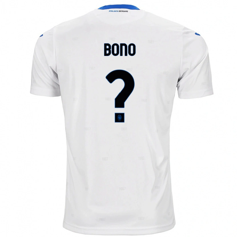 Danxen Kid Davide Bono #0 White Away Jersey 2024/25 T-Shirt