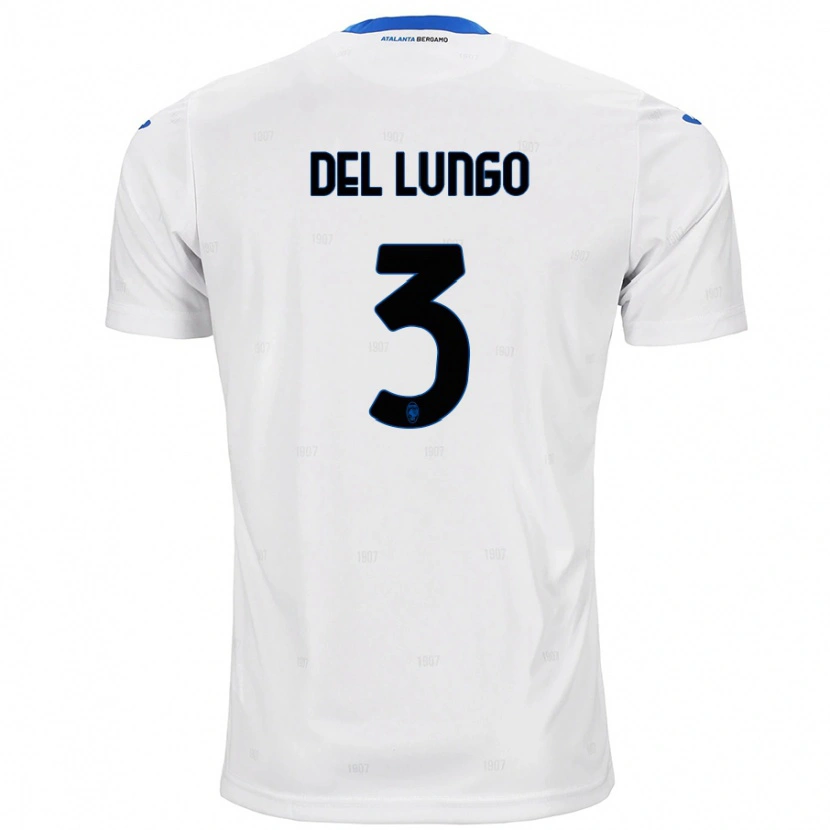 Danxen Kid Tommaso Del Lungo #3 White Away Jersey 2024/25 T-Shirt