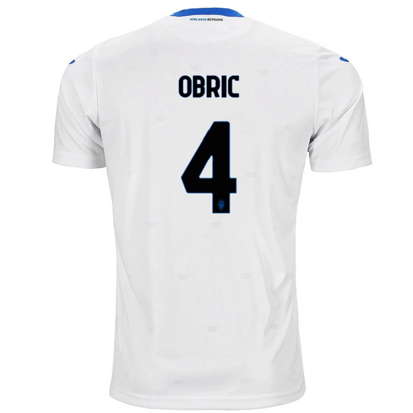 Danxen Kid Relja Obric #4 White Away Jersey 2024/25 T-Shirt