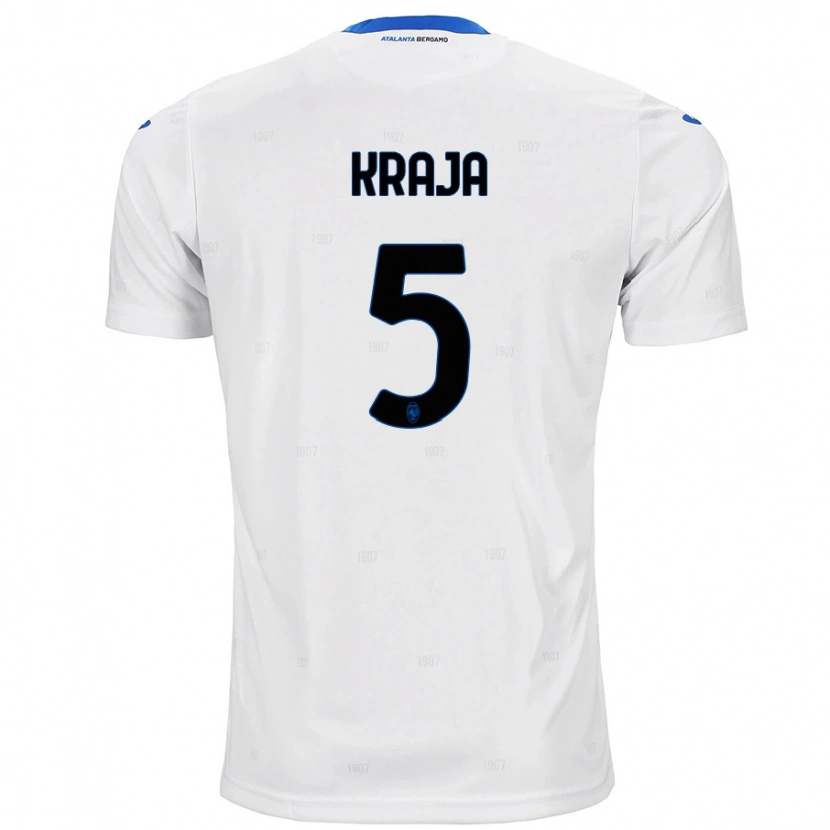 Danxen Kid Erdis Kraja #5 White Away Jersey 2024/25 T-Shirt