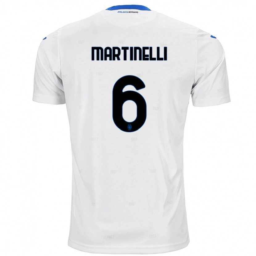 Danxen Kid Gabriel Martinelli #6 White Away Jersey 2024/25 T-Shirt