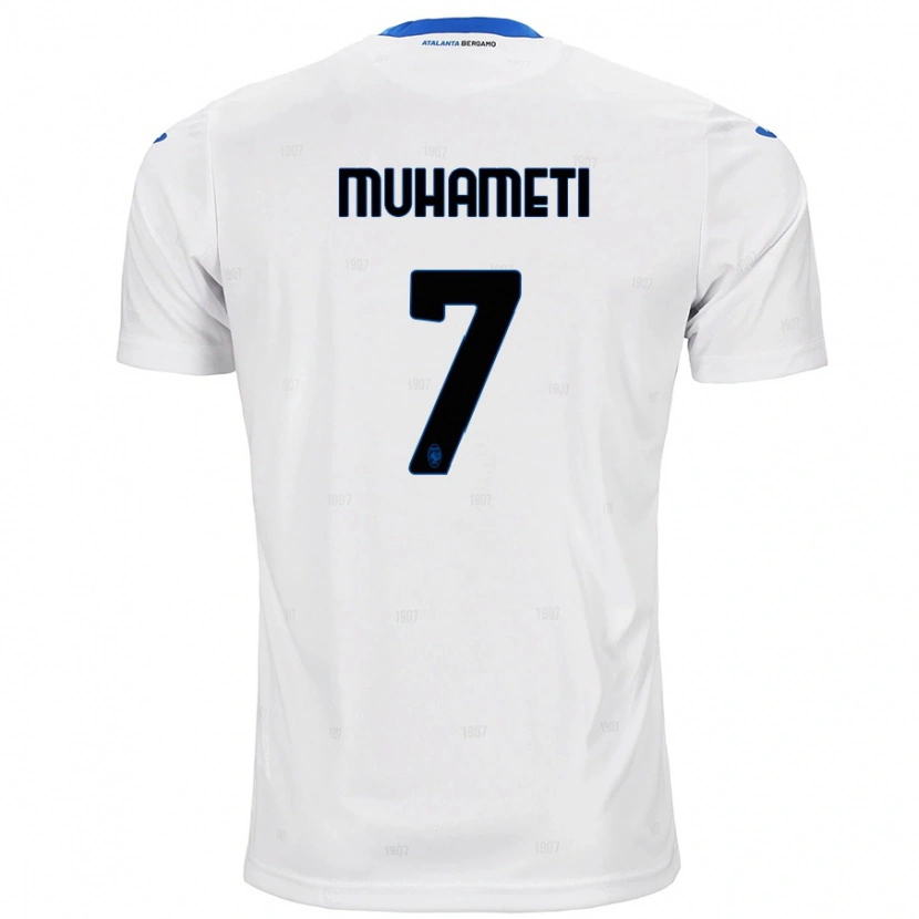 Danxen Kid Endri Muhameti #7 White Away Jersey 2024/25 T-Shirt