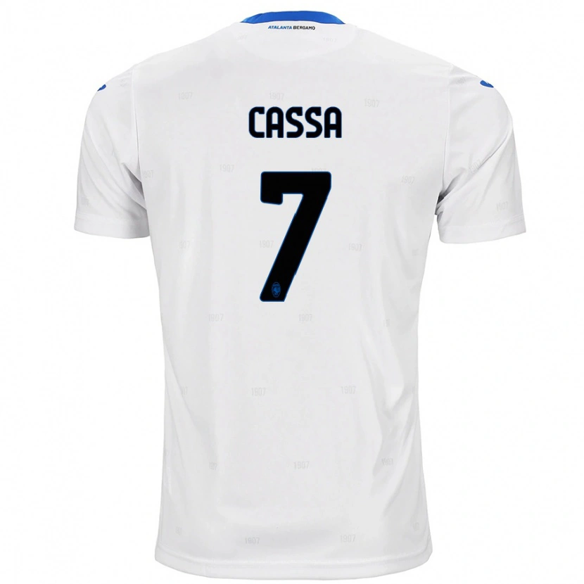 Danxen Kid Federico Cassa #7 White Away Jersey 2024/25 T-Shirt