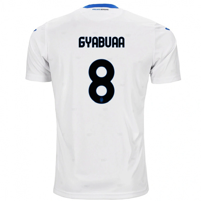 Danxen Kid Emmanuel Gyabuaa #8 White Away Jersey 2024/25 T-Shirt