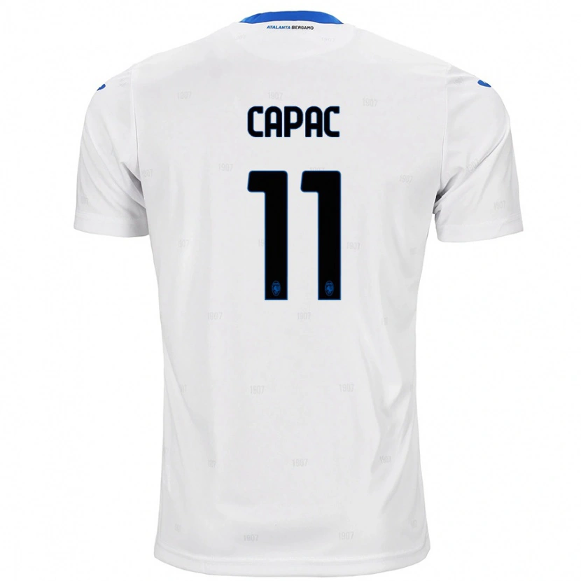 Danxen Kid Alexandru Capac #11 White Away Jersey 2024/25 T-Shirt