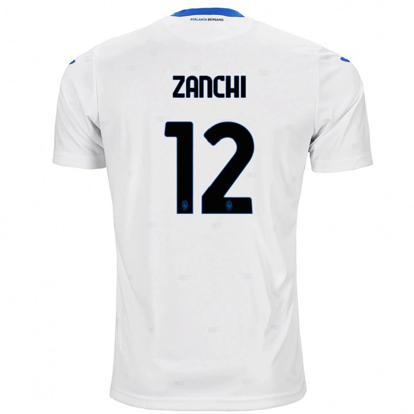 Danxen Kid Edoardo Zanchi #12 White Away Jersey 2024/25 T-Shirt