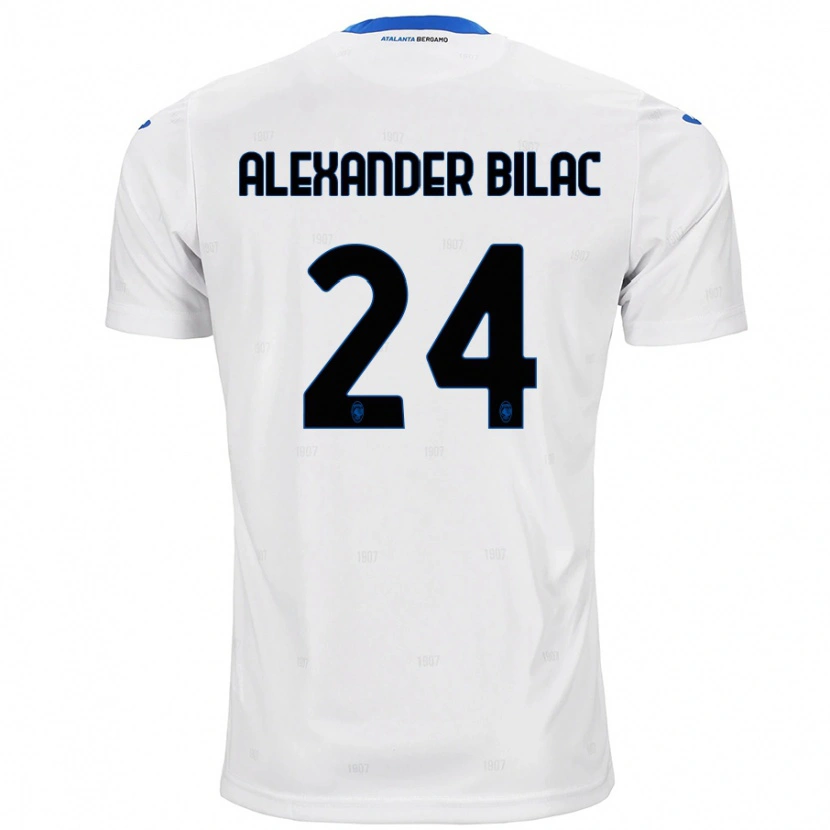 Danxen Kid Max Alexander Bilac #24 White Away Jersey 2024/25 T-Shirt