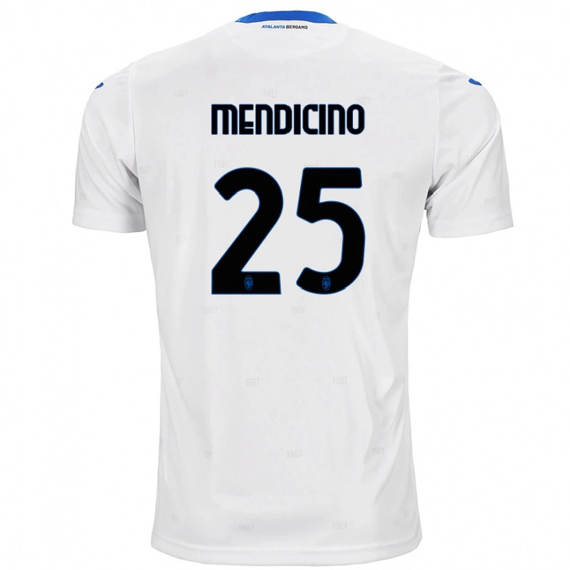 Danxen Kid Leonardo Mendicino #25 White Away Jersey 2024/25 T-Shirt