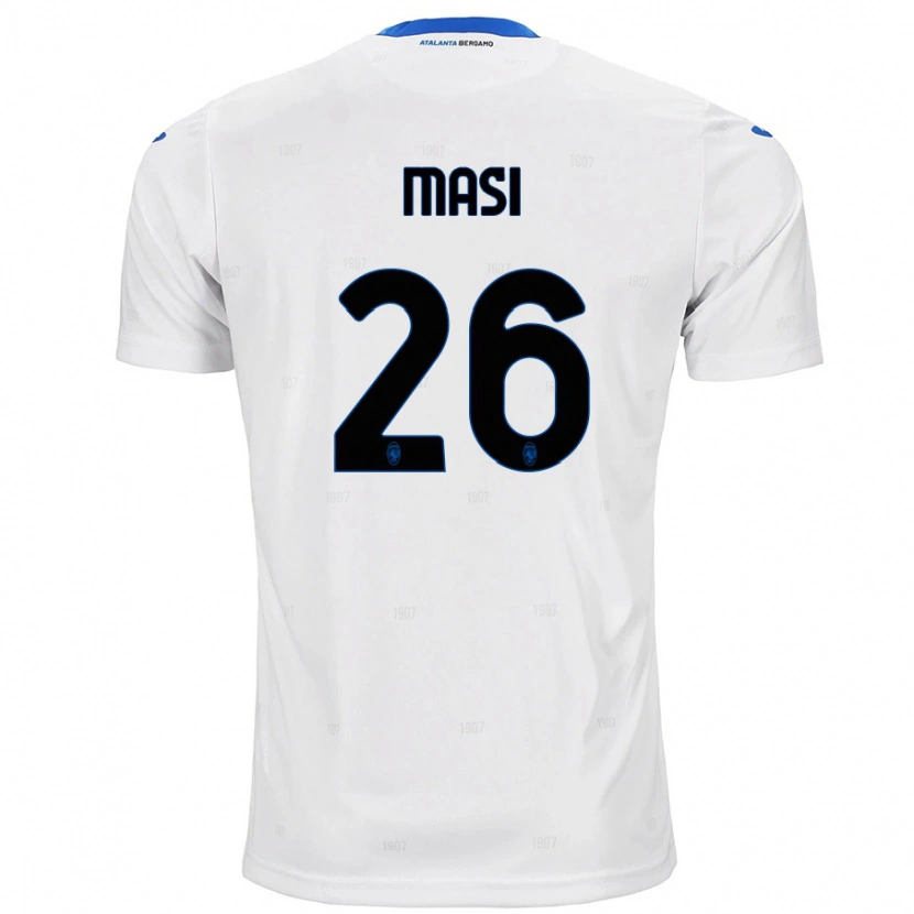 Danxen Kid Alberto Masi #26 White Away Jersey 2024/25 T-Shirt