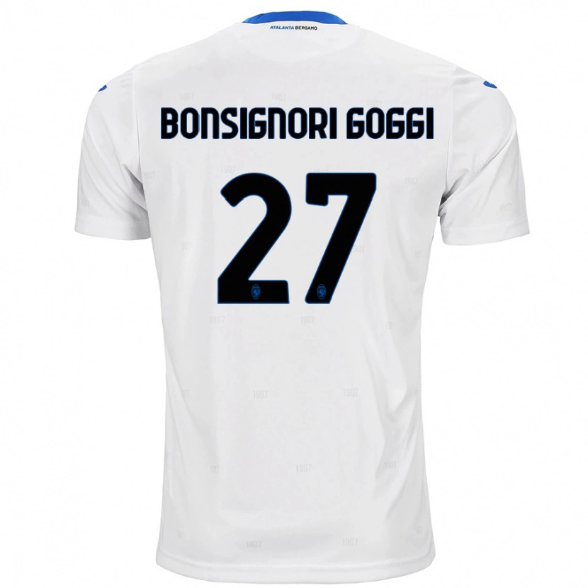 Danxen Kid Lorenzo Bonsignori Goggi #27 White Away Jersey 2024/25 T-Shirt