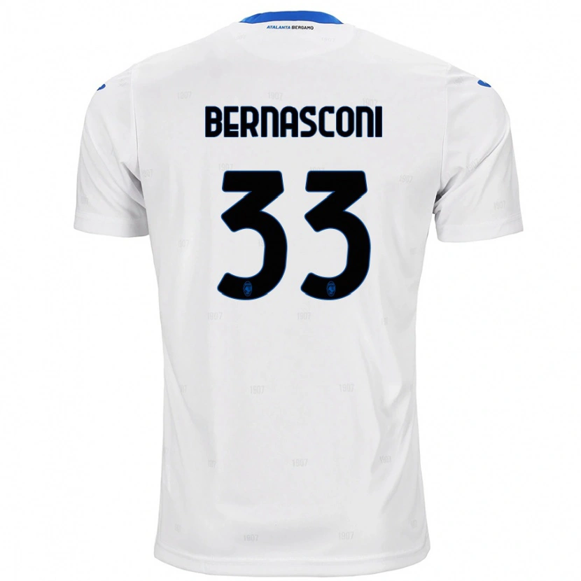 Danxen Kid Lorenzo Bernasconi #33 White Away Jersey 2024/25 T-Shirt